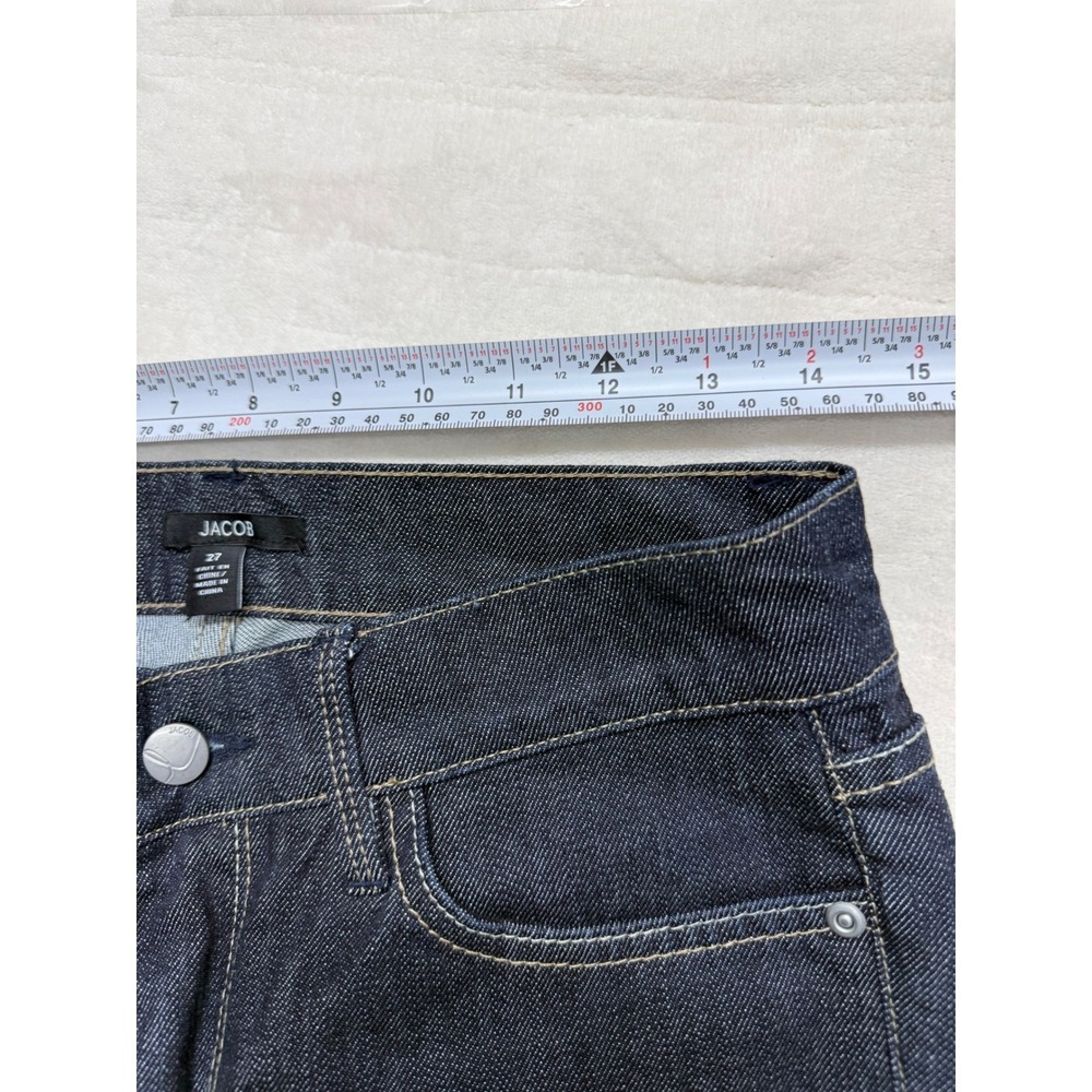 Jacob Dark Blue Flare Jeans - Picture 3 of 8